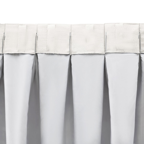 Grasscloth 2-Way Pinch Pleated With Back Tabs Curtain Panel Pair